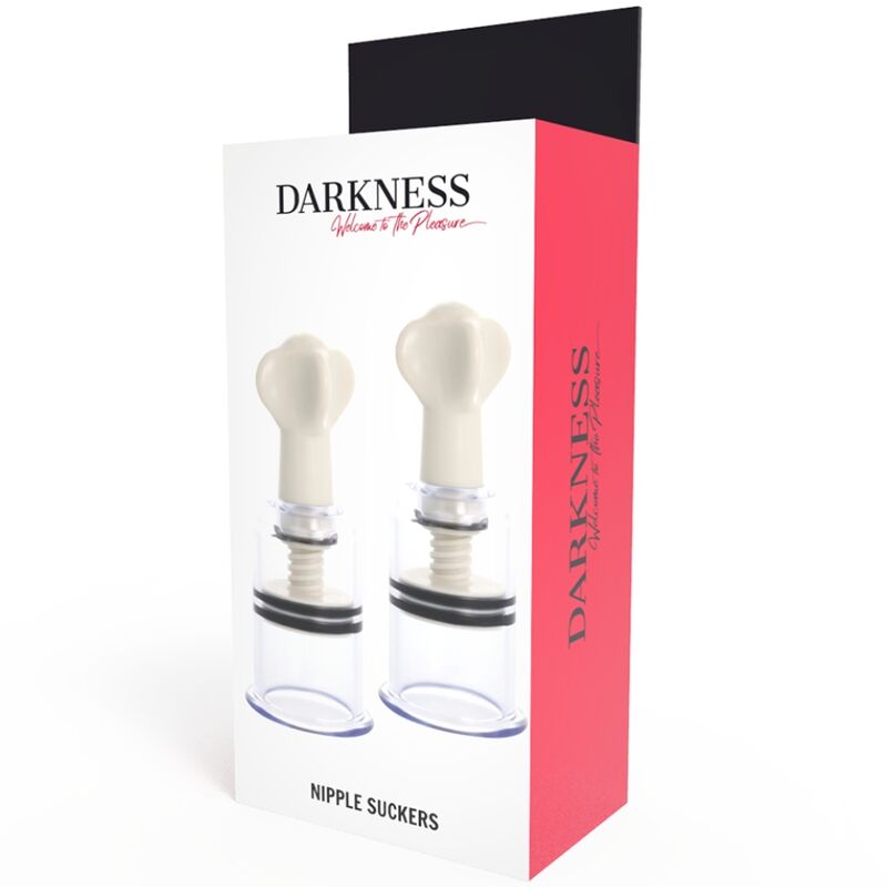 DARKNESS - TRANSPARENT NIPPLE STIMULATING WAVES 5CM DIMETER - 3
