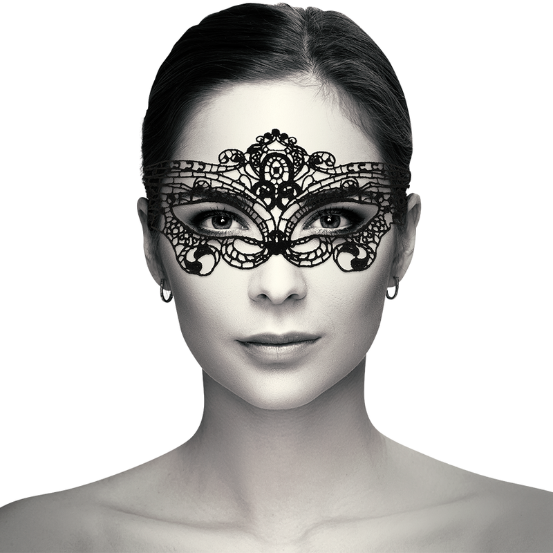 COQUETTE CHIC DESIRE - LACE MASK BLACK - 6
