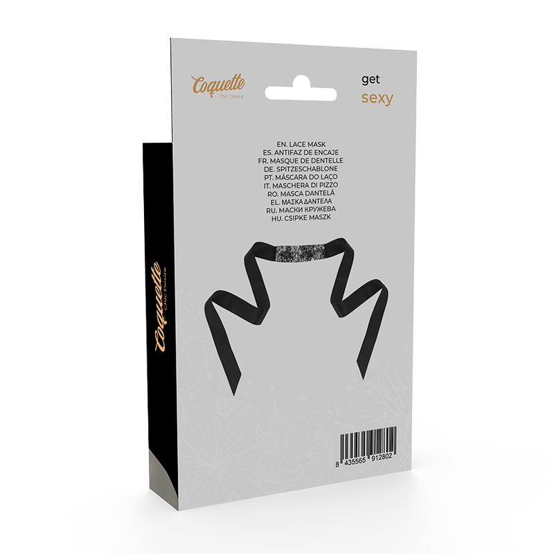 COQUETTE CHIC DESIRE - LACE MASK BLACK - 1