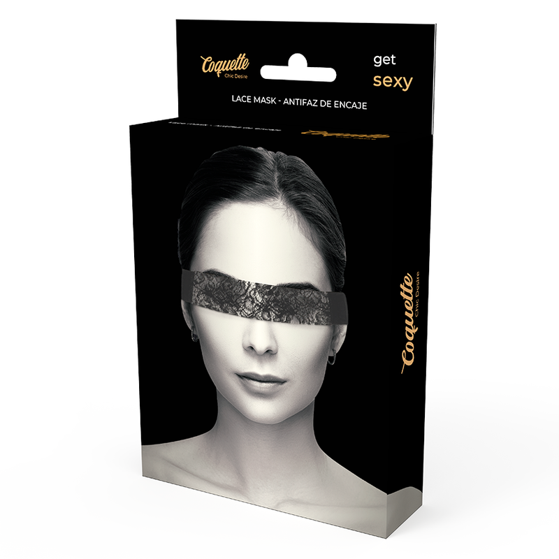 COQUETTE CHIC DESIRE - LACE MASK BLACK - 2