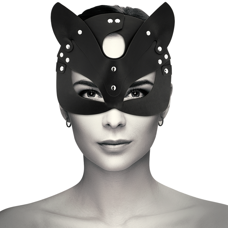 COQUETTE CHIC DESIRE - VEGAN LEATHER MASK WITH BUNNY EARS - 5