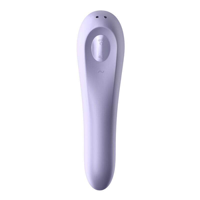 SATISFYER - DUAL PLEASURE AIR PULSE VIBRATOR MAUVE - 6