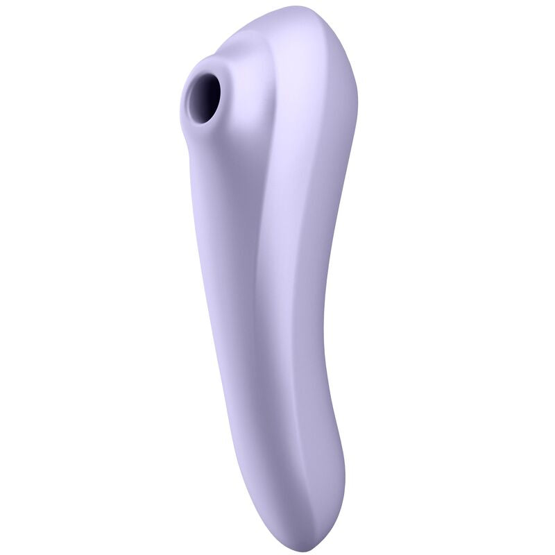 SATISFYER - DUAL PLEASURE AIR PULSE VIBRATOR MAUVE - 1
