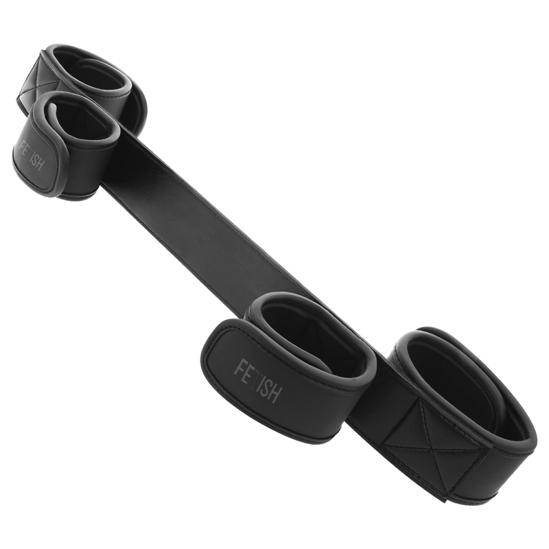 FETISH SUBMISSIVE - BONDAGE SPREADER BAR WITH NOPRENE LINING - 3