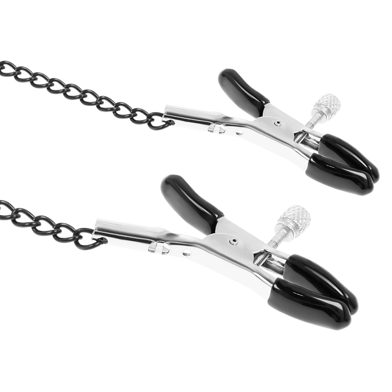 FETISH SUBMISSIVE - GAG RING WITH NIPPLE CLAMPS - 6