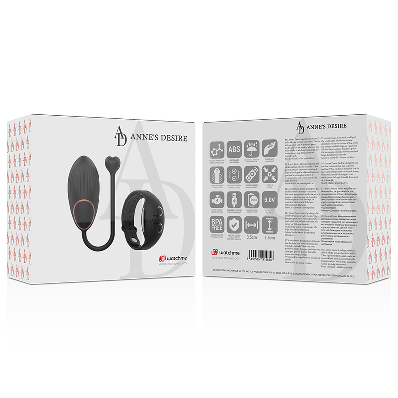 ANNE'S DESIRE - EGG REMOTE CONTROL TECHNOLOGY WATCHME BLACK - 11