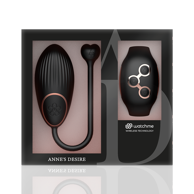 ANNE'S DESIRE - EGG REMOTE CONTROL TECHNOLOGY WATCHME BLACK/GOLD - 7