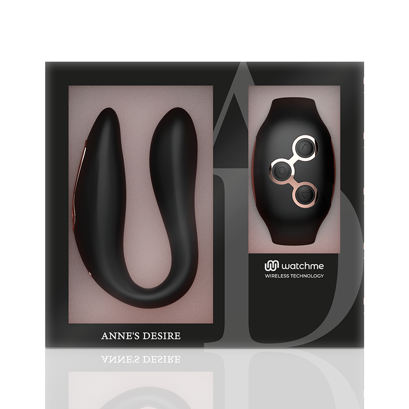 ANNE'S DESIRE - DUAL PLEASURE TECHNOLOG A WATCHME BLACK/GOLD