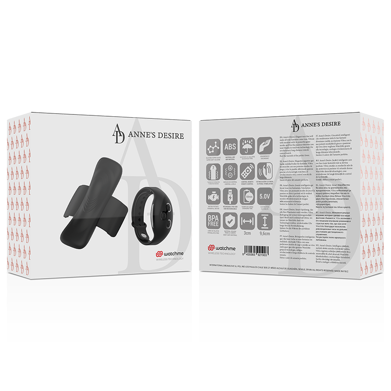 ANNE'S DESIRE - PANTY PLEASURE TECNOLOG A WATCHME BLACK - 12