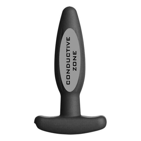 ELECTRASTIM - SILICONE BLACK ROCKER BUTT PLUG SMALL - 2
