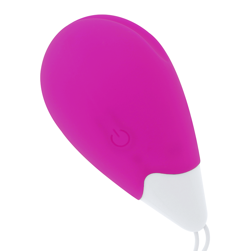 OHMAMA - TEXTURED VIBRATING EGG 10 MODES PURPLE AND WHITE - 3