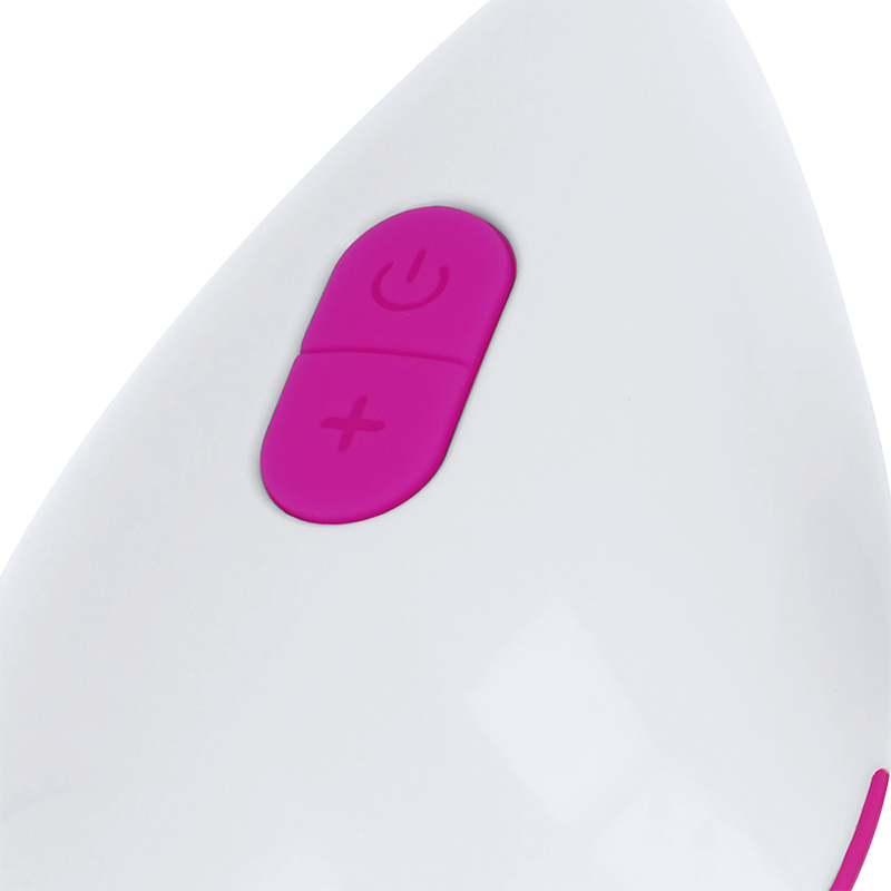 OHMAMA - TEXTURED VIBRATING EGG 10 MODES PURPLE AND WHITE - 4