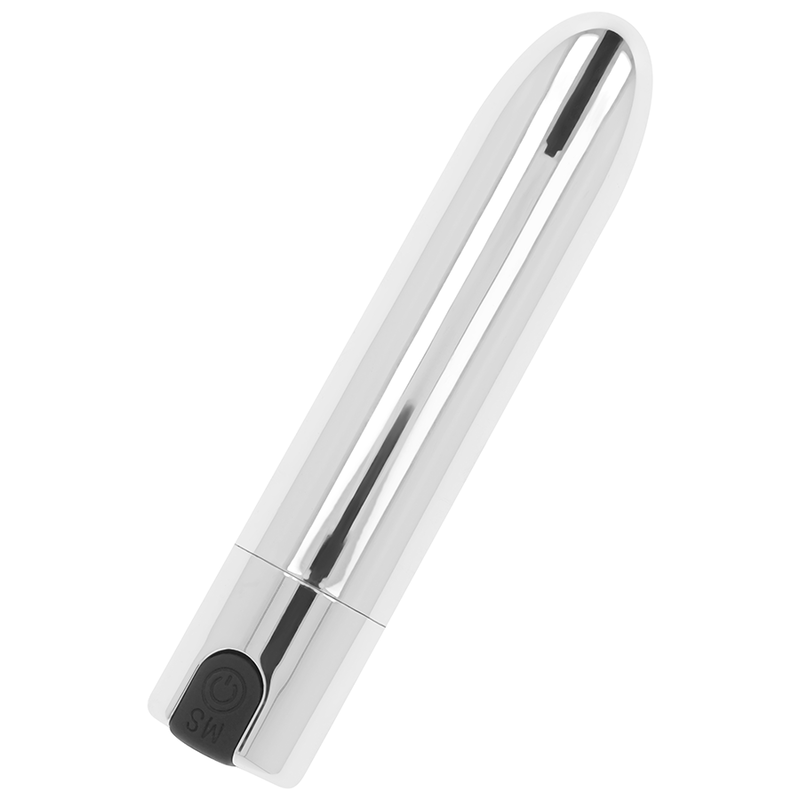 OHMAMA - SILVER VIBRATING BULLET 9.5 CM - 3