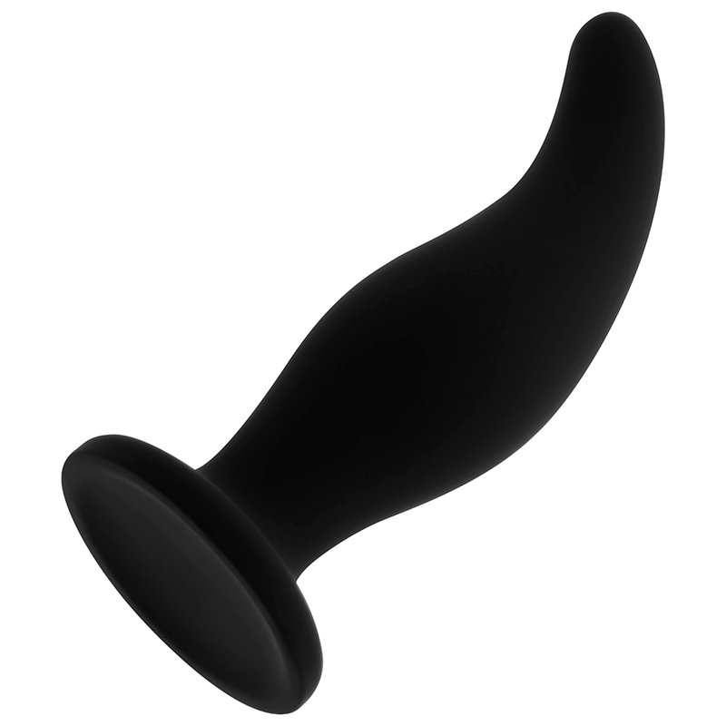 OHMAMA - CURVED SILICONE ANAL PLUG P-POINT 12 CM - 2