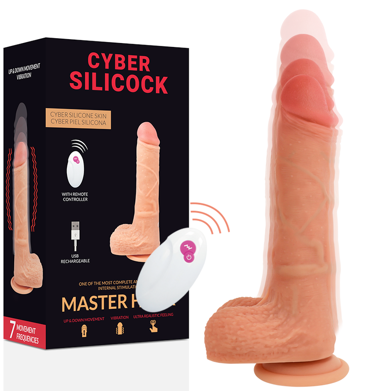 CYBER SILICOCK - REMOTE CONTROL REALISTIC MASTER HUCK 20.9 CM -O- 4 CM - 7