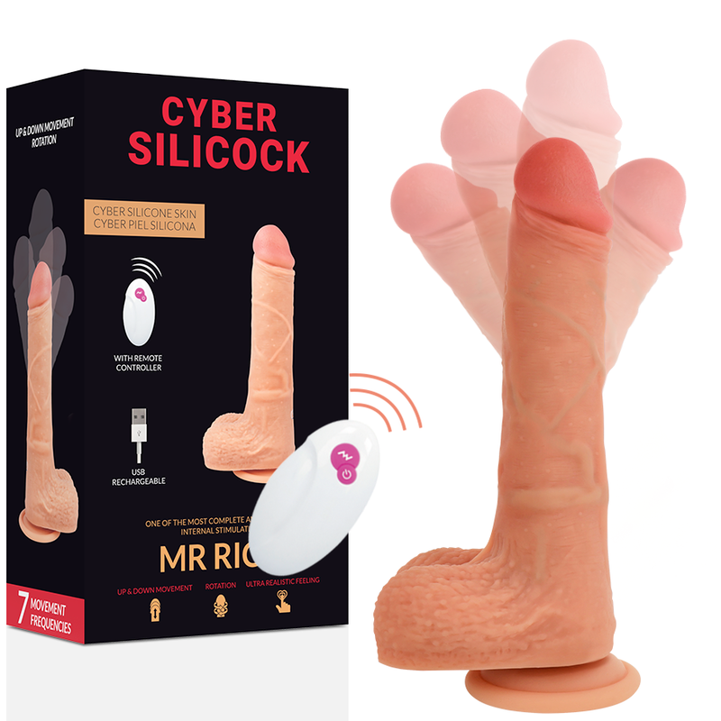 CYBER SILICOCK - REMOTE CONTROL REALISTIC MR RICK 20.9 CM -O- 4 CM - 7