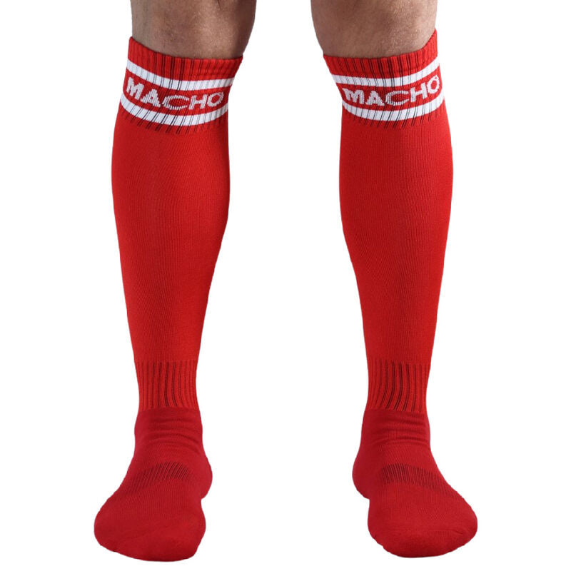 MACHO - CALZINO LUNGO TAGLIA UNICA BLU