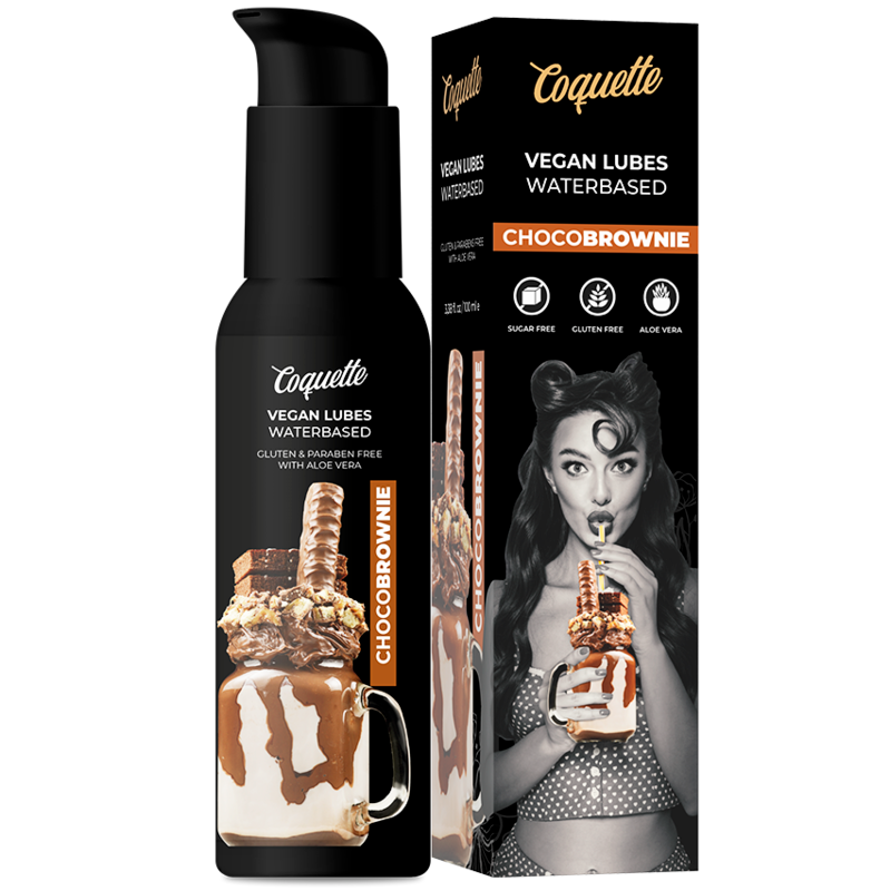 COQUETTE CHIC DESIRE - PREMIUM EXPERIENCE 100ML VEGAN LUBES CHOCOBROWNIE - 3