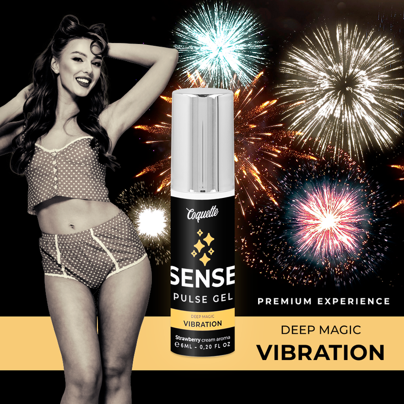 COQUETTE CHIC DESIRE - PULSE GEL STRAWBERRY MAGIC VIBRATION PREMIUM 6ML - 3