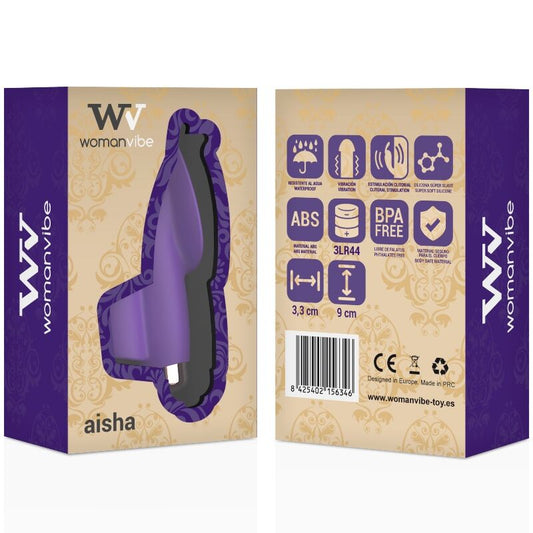 WOMANVIBE - DOIGT STIMULATEUR EN SILICONE AISHA