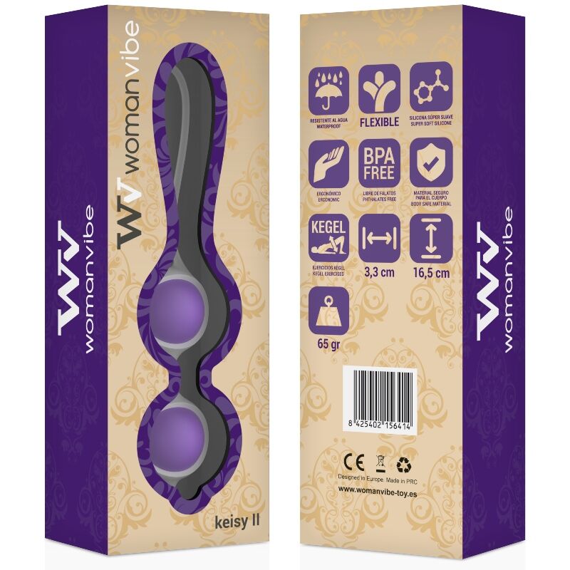 WOMANVIBE - KEISY II SILICONE BALLS - 2