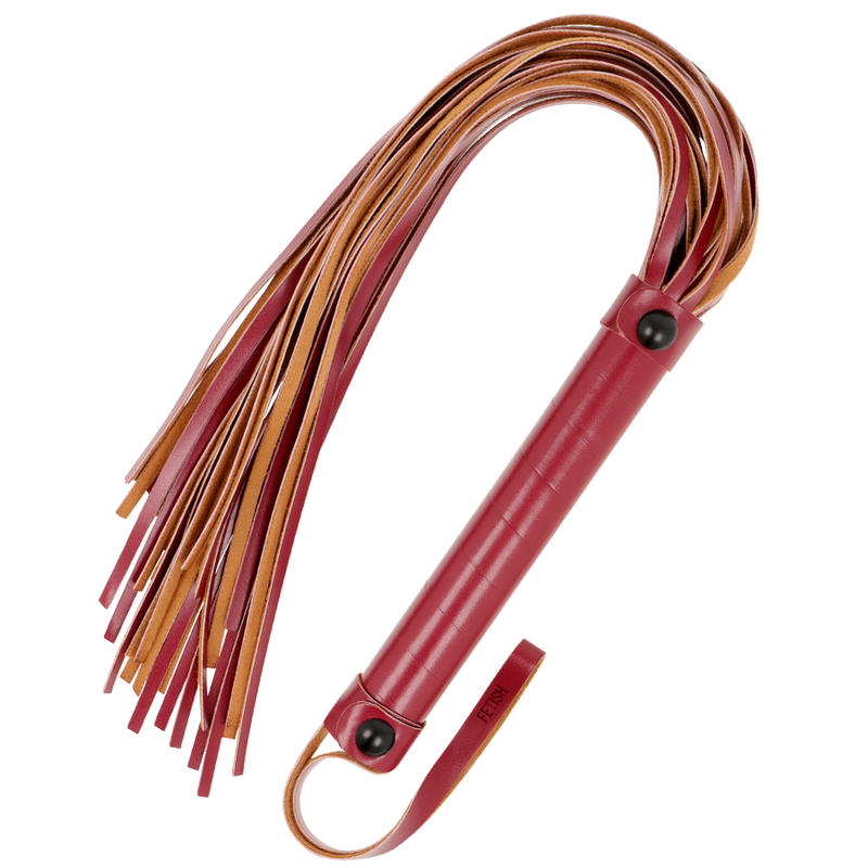 FETISH SUBMISSIVE DARK ROOM - VEGAN LEATHER WHIP - 5