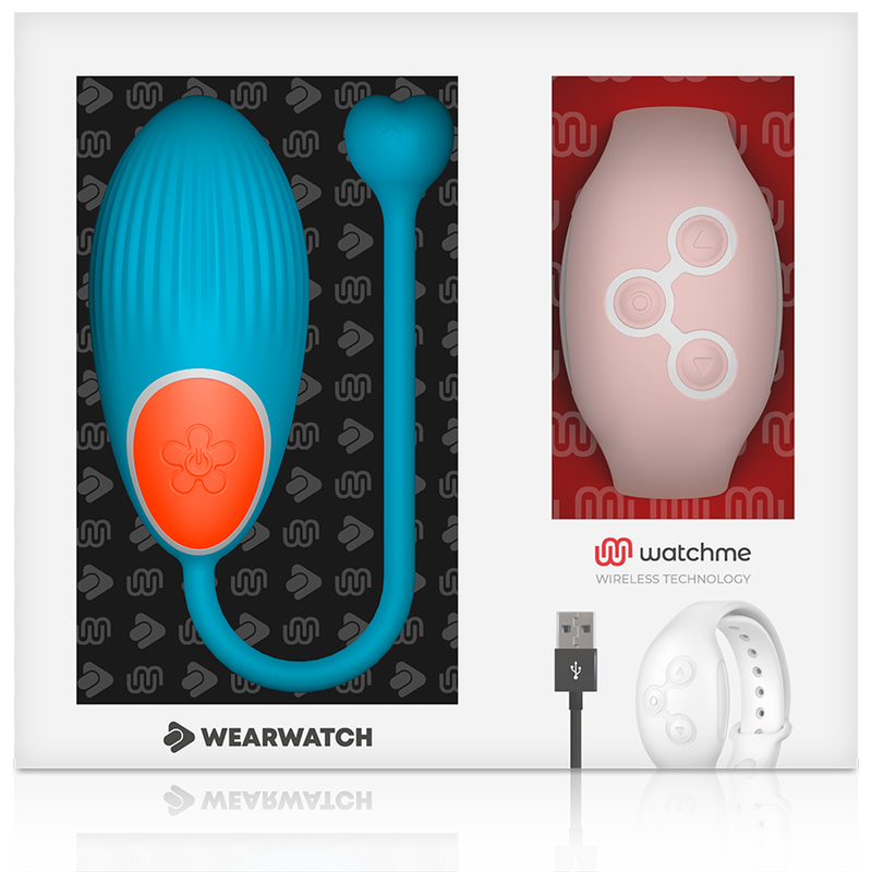 WEARWATCH - TÉLÉCOMMANDE WATCHME TECHNOLOGIE BLEU ŒUF / ROSE