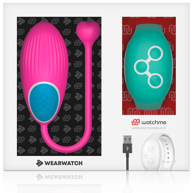 WEARWATCH - WATCHME TECHNOLOGY REMOTE CONTROL EGG FUCHSIA / SEAWATER - 3