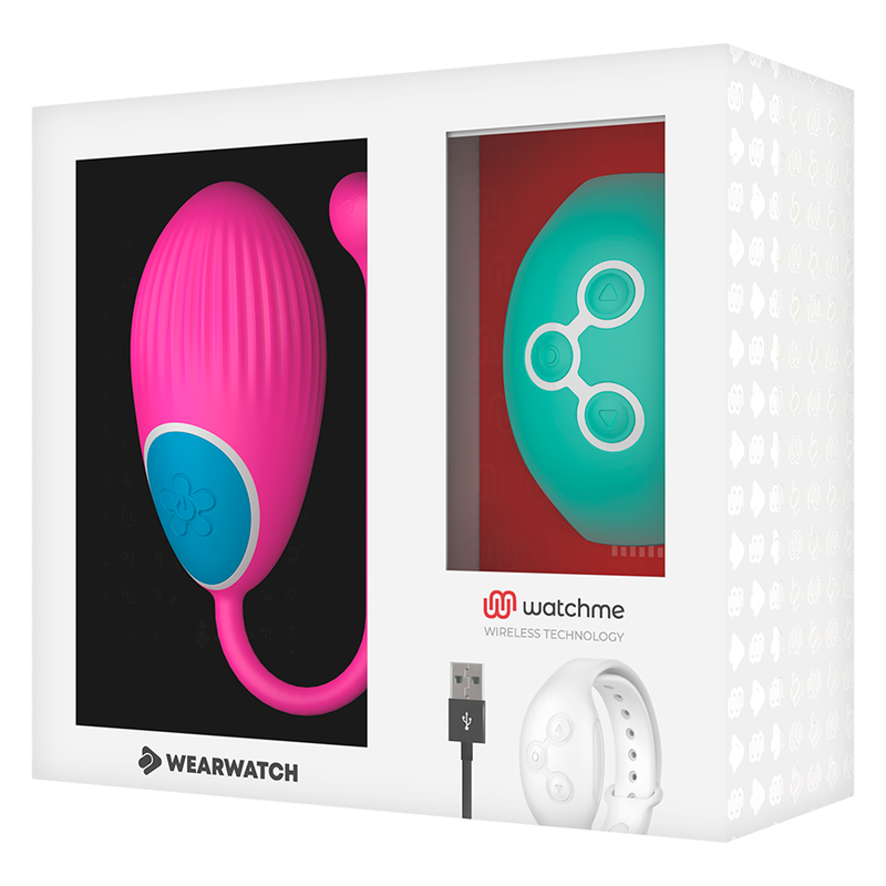 WEARWATCH - WATCHME TECHNOLOGY REMOTE CONTROL EGG FUCHSIA / SEAWATER - 2