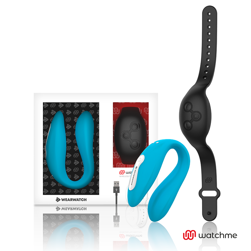 WEARWATCH - WATCHME DUAL TECHNOLOGY VIBRATOR INDIGO / JET - 7
