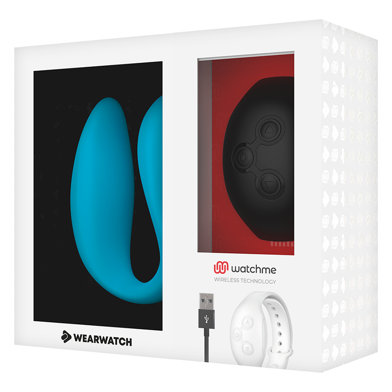 WEARWATCH - WATCHME DUAL TECHNOLOGY VIBRATOR INDIGO / JET - 3