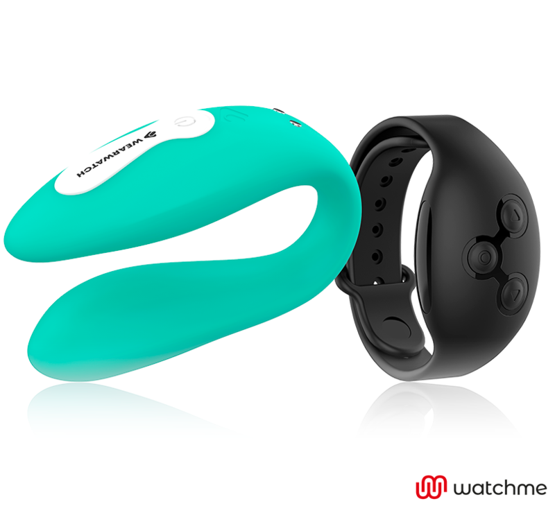 WEARWATCH - DUAL TECHNOLOGY VIBRATOR WATCHME AQUAMARINE / JET - 6