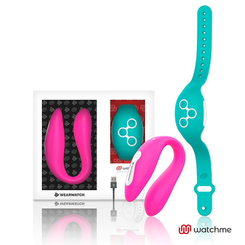 WEARWATCH - DUAL TECHNOLOGY WATCHME VIBRATOR FUCHSIA / SEAWATER - 6