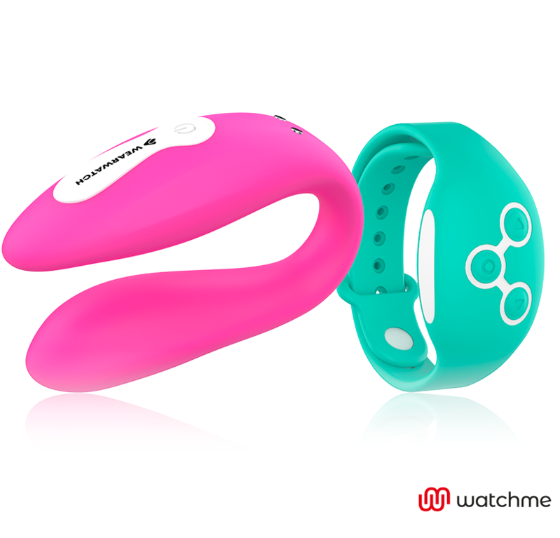 WEARWATCH - DUAL TECHNOLOGY WATCHME VIBRATOR FUCHSIA / SEAWATER - 5