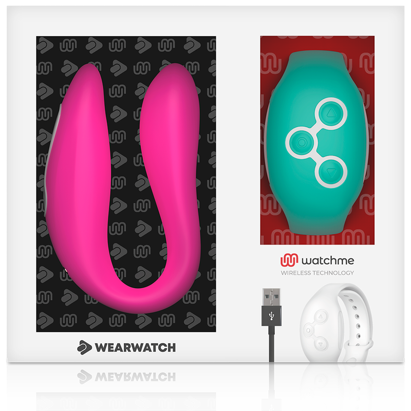 WEARWATCH - DUAL TECHNOLOGY WATCHME VIBRATOR FUCHSIA / SEAWATER - 2