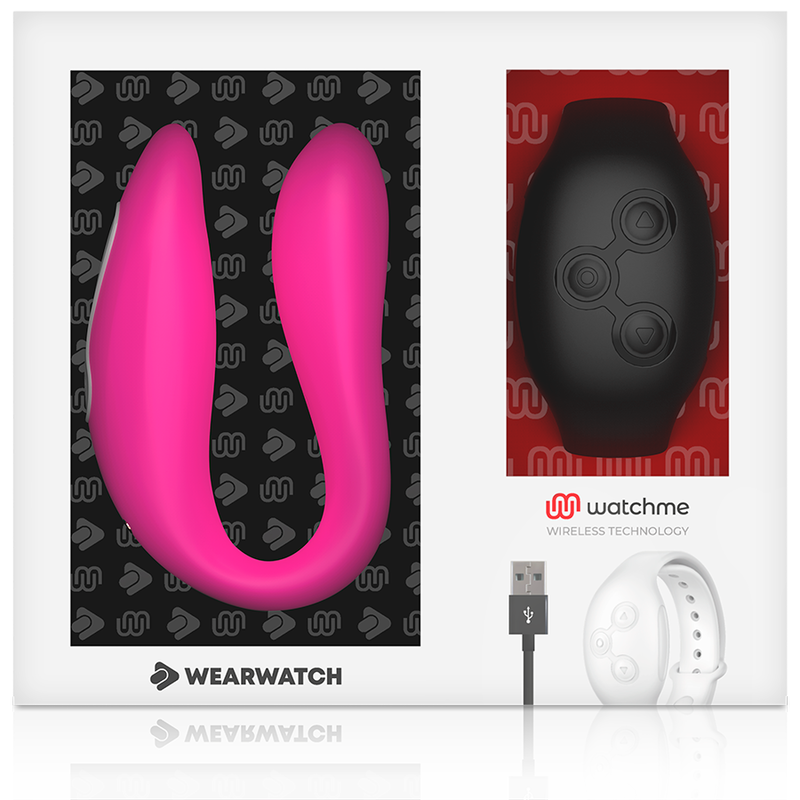 WEARWATCH - WATCHME DUAL TECHNOLOGY VIBRATOR FUCHSIA/AZABACHE - 5