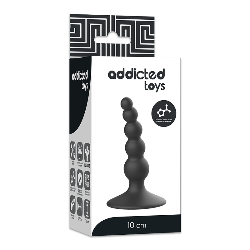 ADDICTED TOYS - ANAL SEXUAL PLUG 10 CM BLACK - 3