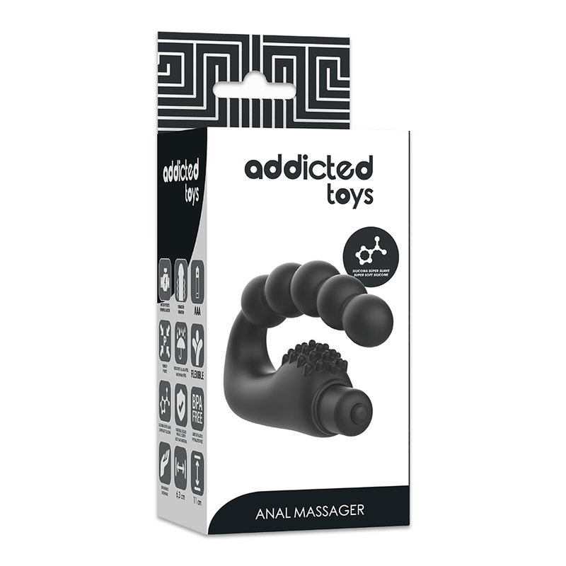ADDICTED TOYS - ANAL MASSAGER PROSTATIC WITH VIBRATION - 3