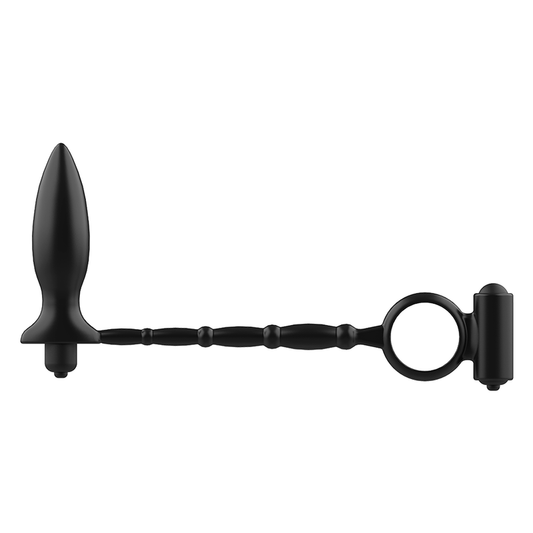 ADDICTED TOYS - BUTT PLUG WITH VIBRATING RING
