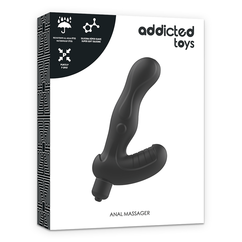 ADDICTED TOYS - P-SPOT VIBE SILICONE PROSTATE ANAL STIMULATOR - 3