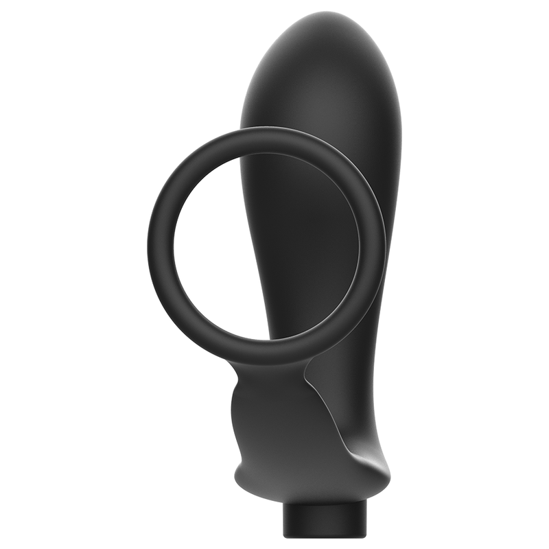 ADDICTED TOYS - PENIS RING WITH REMOTE CONTROL ANAL PLUG BLACK RECHARGEABLE - 4