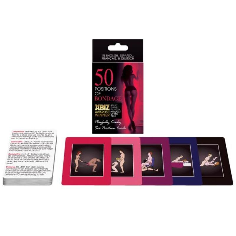 KHEPER GAMES - 50 POSITIONS OF BONDAGE CARDS - 2
