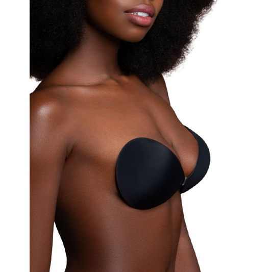 BYE-BRA - BRA INVISIBLE BEIGE CUP D - A / BLACK - 1