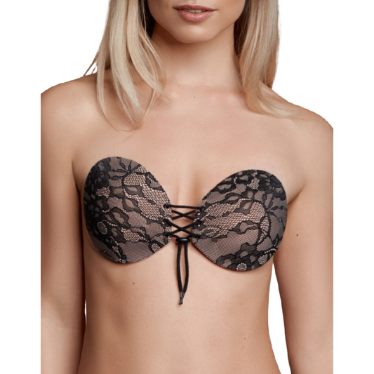 BYE-BRA - BRA ADHESIVE INTERLACED & EMBROIDERY CUP E - A - 1