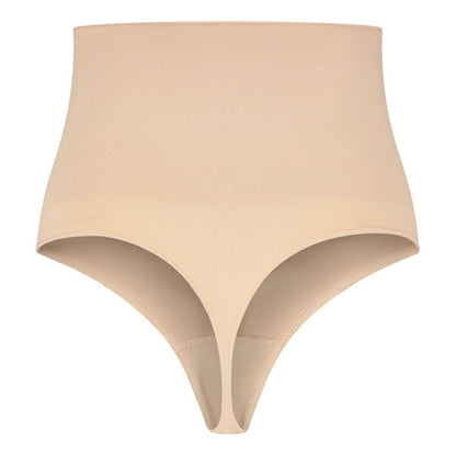 BYE-BRA - SEAMLESS THONG STYLE BRA BEIGE SIZE XXL