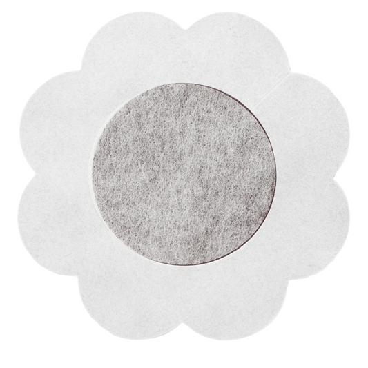 BYE-BRA - FLOWER NIPPLE CUPS PACK 3 UDS BROWN SIZE XL