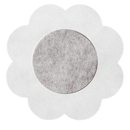 BYE-BRA - FLOWER NIPPLE CUPS PACK 3 UDS BROWN SIZE XL