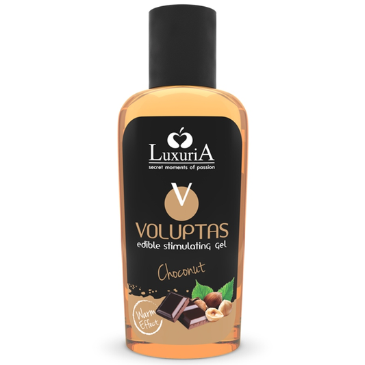 INTIMATELINE LUXURIA - VOLUPTAS EDIBLE MASSAGE GEL WARMING EFFECT - CHOCONUT 100 ML - 1