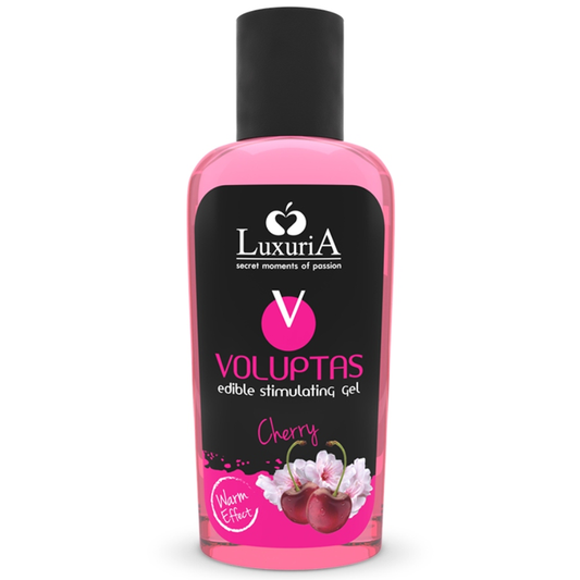 INTIMATELINE LUXURIA - VOLUPTAS EDIBLE MASSAGE GEL WARMING EFFECT - CHERRY 100 ML - 1