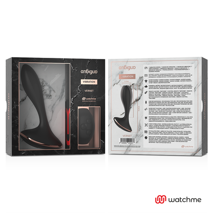ANBIGUO - WATCHME REMOTE CONTROL VIBRATOR ANAL PLUG VERNET - 8